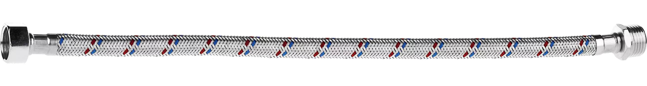 Гибкая подводка для воды Зубр ЭКСПЕРТ 1/2" x 1/2", гайка-штуцер, 40см, 1шт. (51005-G/S-040)