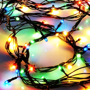 Гирлянда ECOLA светодиодная нить, ламп: 160 шт., 10 м, режимов: 8, разноцветный (N4YM10ELC)