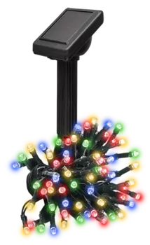 Гирлянда ФАZА SLR-G01-50M светодиодная, ламп: 50 шт., 6.9 м, режимов: 1, солнечный элемент + батарея, разноцветный (5027275)