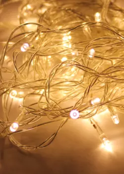 Гирлянда КОСМОС 120-светодиодов, 8-режимов, 12.8м, белый (KOC_GIR120LED_W)