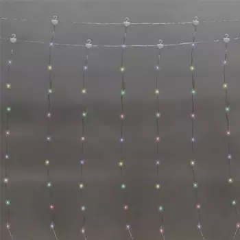 Гирлянда NEON-NIGHT 315-879 светодиодная роса, ламп: 200 шт., 2 м x 3 м, режимов: 8, от USB, мультиколор (315-879)