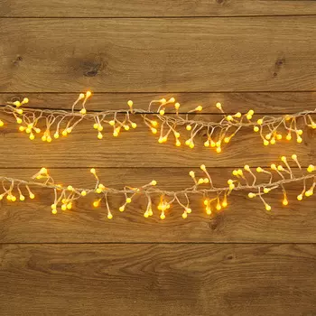 Гирлянда NEON-NIGHT светодиодная мишура, ламп: 288 шт., 3 м, желтый (303-601)