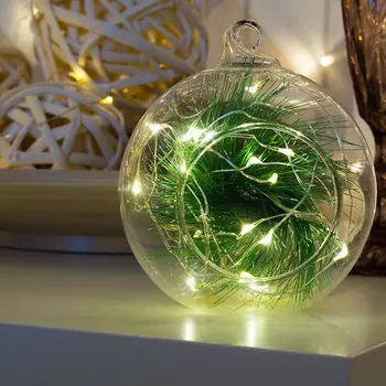 Гирлянда NEON-NIGHT светодиодная нить, ламп: 20шт., 2м, белый (303-006)