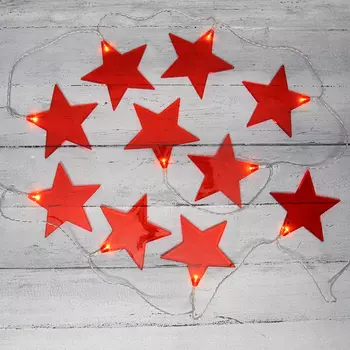 Гирлянда NEON-NIGHT Звездопад светодиодная нить, ламп: 10шт., 2,2, белый (304-002)