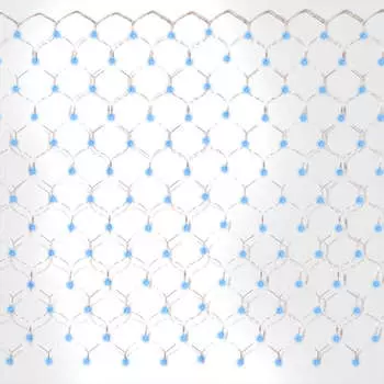 Гирлянда SHLIGHTS NTLD300-B-E светодиодная сетка, ламп: 300шт., 2м x 1.5м, от сети, синий (4610003328610)