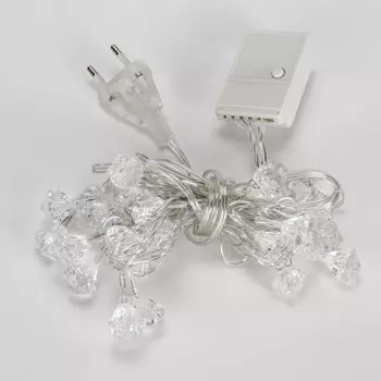 Гирлянда Золотая сказка светодиодная нить, ламп: 30шт., 3м, режимов: 8, разноцветный (591269)