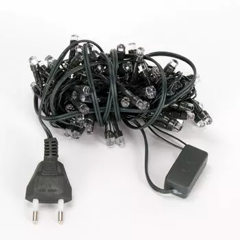 Гирлянда Золотая сказка светодиодная нить, ламп: 80шт., 8м, режимов: 1, разноцветный (591266)