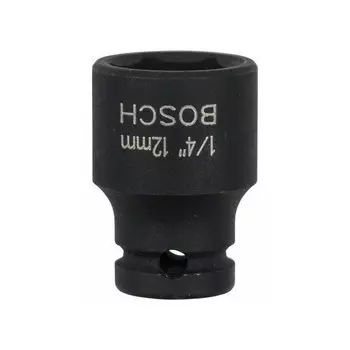 Головка торцевая Bosch 1.608.551.008, ударная, шестигранная, 1.2 см, 1/4" (1.608.551.008)