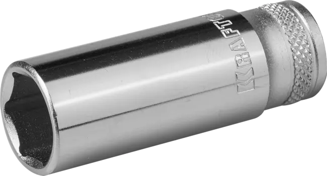 Головка торцевая Kraftool INDUSTRIE QUALITAT, глубокая, шестигранная, 13мм, 1/4", высота 50мм (27817-13_z01)