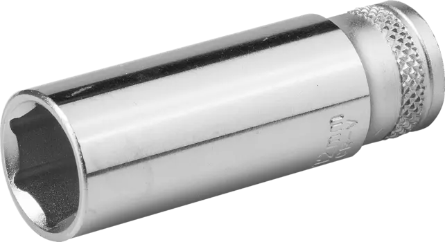 Головка торцевая Kraftool INDUSTRIE QUALITAT, глубокая, шестигранная, 12мм, 1/4", высота 50мм (27817-12_z01)
