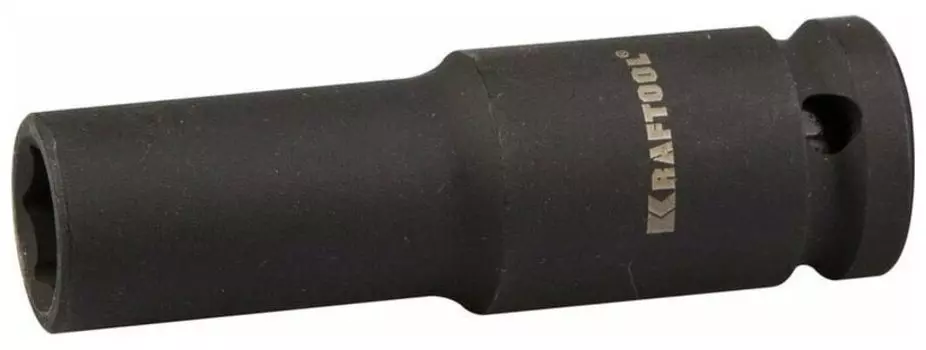 Головка торцевая Kraftool INDUSTRIE QUALITAT, глубокая, ударная, шестигранная, 11мм, 1/2" (27942-11)