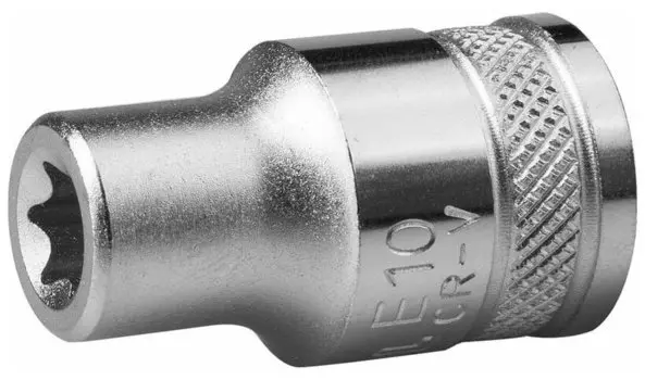 Головка торцевая Kraftool INDUSTRIE QUALITAT, шестигранная, 1/2", TORX E10, высота 38мм (27810-10_z01)