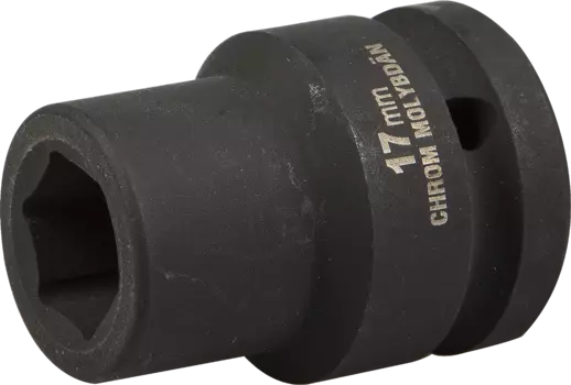 Головка торцевая Kraftool INDUSTRIE QUALITAT, ударная, шестигранная, 17мм, 3/4, высота 50мм (27945-17_z01)