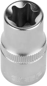 Головка торцевая Зубр Мастер, шестигранная, 1/2", TORX Е18 (27719-18)