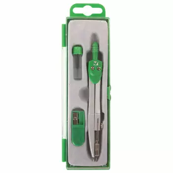 Готовальня Brauberg Klasse, 3 предмета, длина циркуля 12.5см (210660)