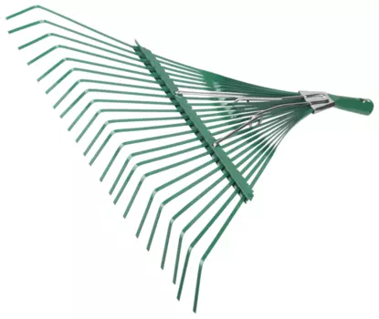 Грабли GRINDA, веерные, 45 см, 22 зубов, без черенка (421871)