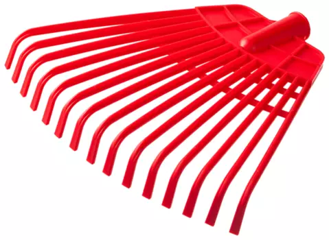 Грабли GRINDA, веерные, 35 см, 15 зубов, без черенка (421879)