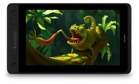 Графический монитор-планшет Huion KAMVAS Pro 12, 11.6", 1920x1080, 293.76 165.24, 5000 lpi, USB, перо - беспроводное, черный