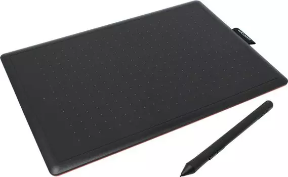 Графический планшет Wacom One by Wacom 2 Medium, черный/красный (CTL-672-S)