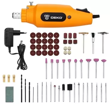 Гравер Deko DKRT150, сетевой, 150Вт, 16000 об/мин, фиксация шпинделя (063-1418)