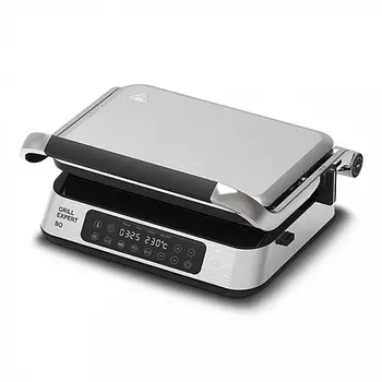 Гриль BQ GR3000 2 кВт, серебристый/черный