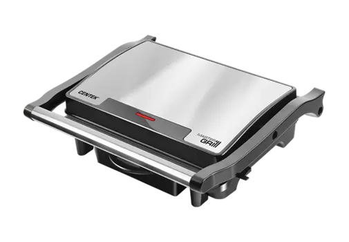 Гриль Centek CT-1469 1500Вт, серебристый/черный