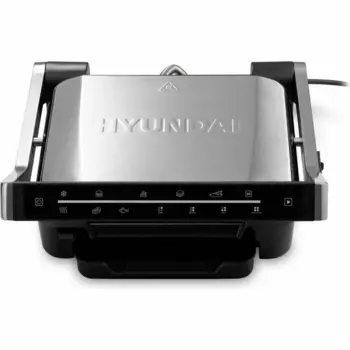 Гриль Hyundai HYG-3022 2 кВт, серебристый/черный
