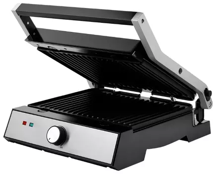 Гриль Kitfort КТ-1653 2000Вт, серебристый (КТ-1653)