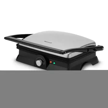 Гриль Maxwell MW-1960 2 кВт, черный/стальной (MW-1960)