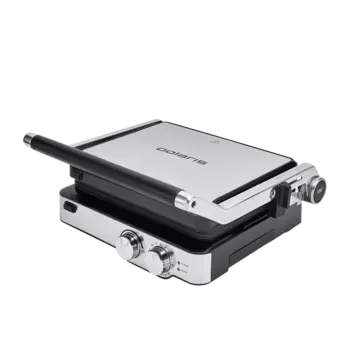 Гриль Polaris PGP 2402 2 кВт, серебристый/черный