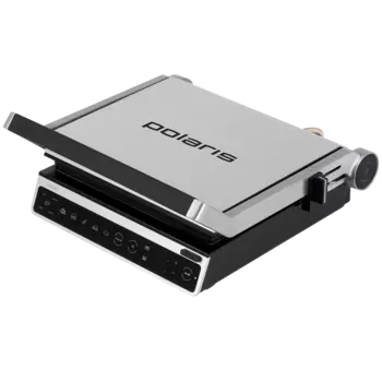 Гриль Polaris PGP 3003 Optimal Temp 2 кВт, серебристый/черный (PGP 3003)