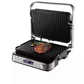 Гриль Redmond RGM-M819D 2000Вт, стальной/черный (RGM-M819D)