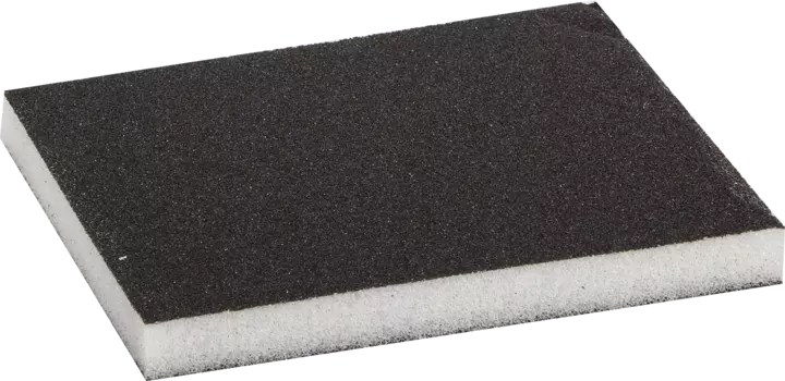 Губка шлифовальная двухсторонняя Зубр МАСТЕР, P120, 123x98x12мм, водостойкий, Во­до­стойкая син­те­ти­че­ская смо­ла, назначение: универсальное, 1 шт. (35614-120)