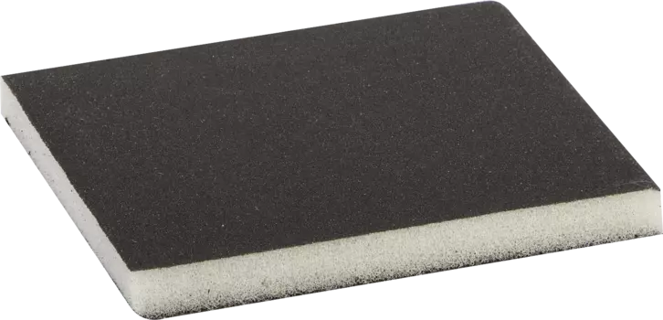 Губка шлифовальная двухсторонняя Зубр МАСТЕР, P320, 123x98x12мм, водостойкий, Во­до­стойкая син­те­ти­че­ская смо­ла, назначение: универсальное, 1 шт. (35614-320)