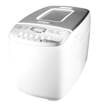 Хлебопечь HYUNDAI HYBM-M0815 850 Вт, белый/серебристый (1383586)