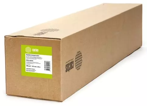 Холст рулон 24"(610мм) x 30 м, втулка 2" (50.8мм), 260 г/м, матовая, Cactus CS-MC260-61030