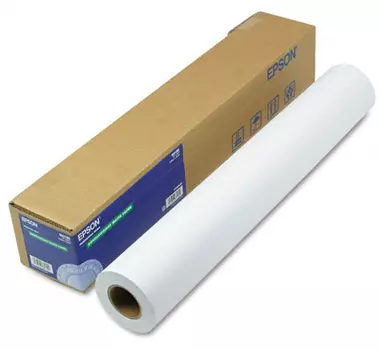 Холст рулон 42"(1067мм) x 50 м, втулка 2" (50.8мм), 180 г/м, матовая, Epson Production Poly Textile B1 Light (C13S045302)