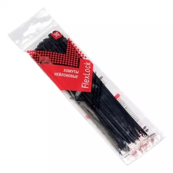 Хомут EKF plc-fl-ctsb-3.6x200, 3.6 мм x 200 мм, 100 шт., черный (plc-fl-ctsb-3.6x200)