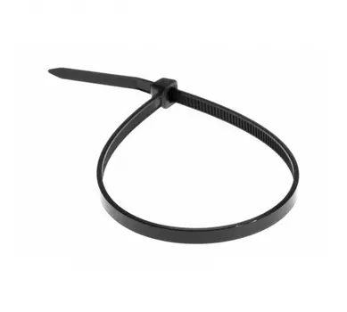 Хомут Rexant, 4 мм x 300 мм, 100 шт., черный (07-0301)