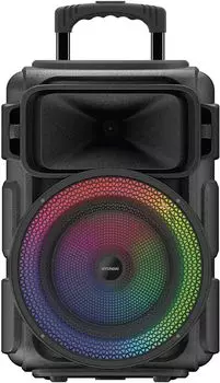 Мидисистема Hyundai H-MC1298, 17 Вт, караоке, FM, USB, CR, AUX, Bluetooth, Да, черный (H-MC1298)