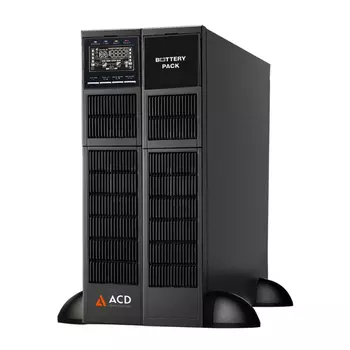 ИБП ACD Энергетика PW-RackLine Pro 10000T, 10000 В·А, 10 кВт, клеммная колодка, черный (88-901704-00G) (без аккумуляторов)