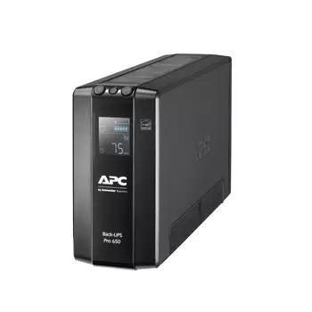 ИБП APC Back-UPS Pro BR, 650 VA, 390 Вт, IEC, розеток - 6, USB, черный (BR650MI)