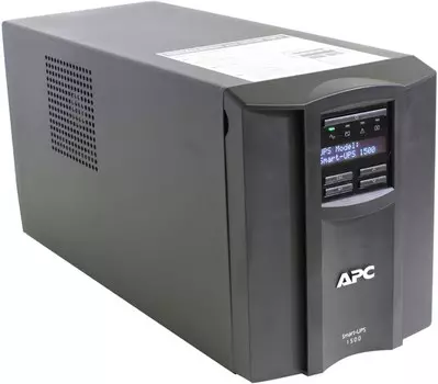 ИБП APC Smart-UPS, 1500 В·А, 980 Вт, IEC, розеток - 8, USB, черный (SMT1500I)