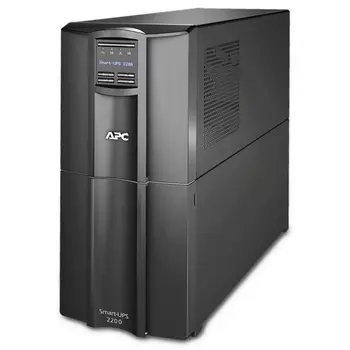 ИБП APC Smart-UPS, 2200VA, 1980W, IEC, розеток - 9, USB, черный (SMT2200IC)