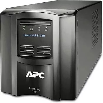 ИБП APC Smart-UPS, 750 VA, 500 Вт, IEC, розеток - 6, USB, черный (SMT750IC)