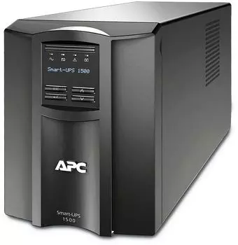 ИБП APC Smart-UPS SMT1500IC, 1500 В·А, 1 кВт, IEC, розеток - 6, USB, черный (SMT1500IC)