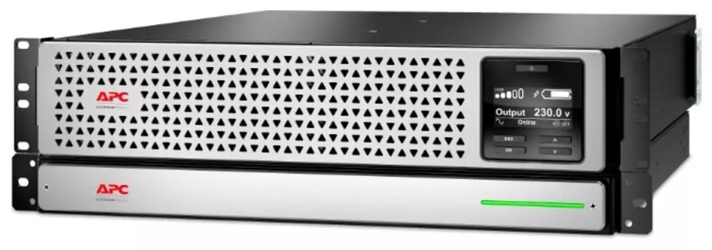 ИБП APC Smart-UPS SRT, 3000 В·А, 2.7 кВт, IEC, розеток - 8, USB, черный/серебристый (SRTL3000RMXLI)