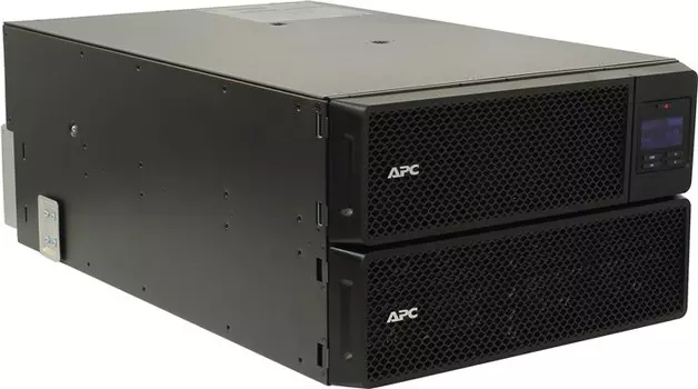 ИБП APC Smart-UPS SRT RM, 10000 В·А, 10 кВт, IEC, розеток - 10, USB, черный (SRT10KRMXLI)