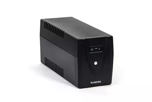 ИБП БАСТИОН RAPAN-UPS 1500, 1500 В·А, 900 Вт, EURO+IEC, розеток - 4, черный (736)