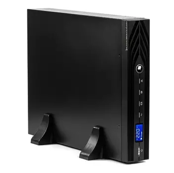 ИБП БАСТИОН SKAT-UPS 3000 RACK+6x9Ah исп. E, 3000 В·А, 2.7 кВт, IEC, розеток - 8, USB, черный (8956)